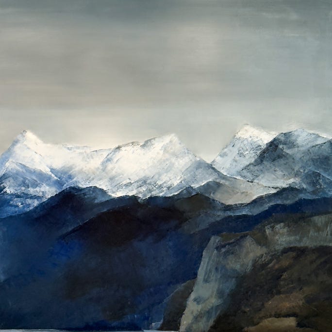 Alegría Polit. artist, painting,  minimalist, contemporary.
