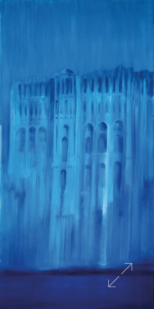 Alegría Polit. artist, painting,  minimalist, contemporary.