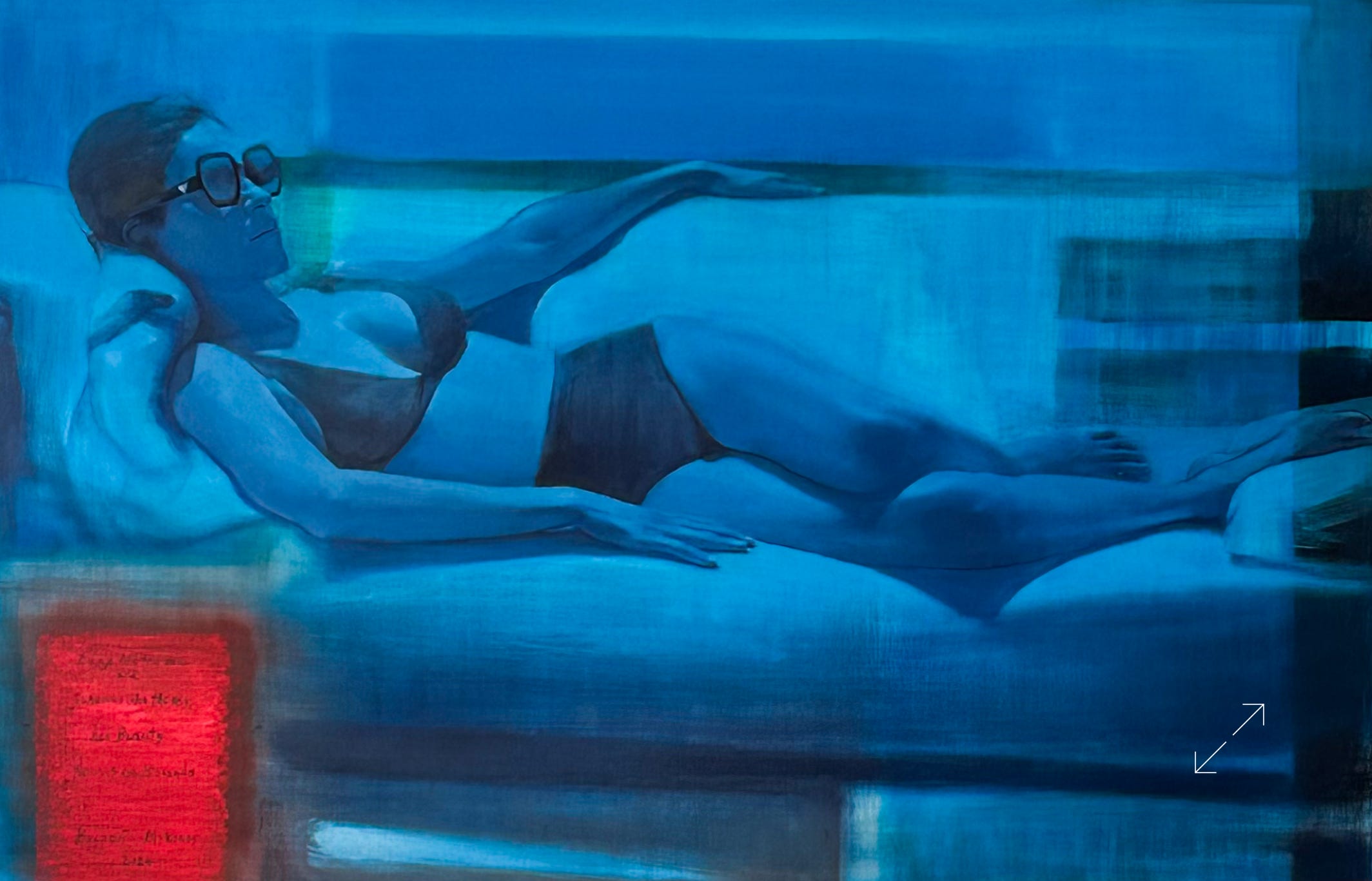 Alegría Polit. artist, painting,  minimalist, contemporary.